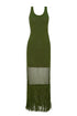 PQ Swim Olive Claudia Fringe Dress